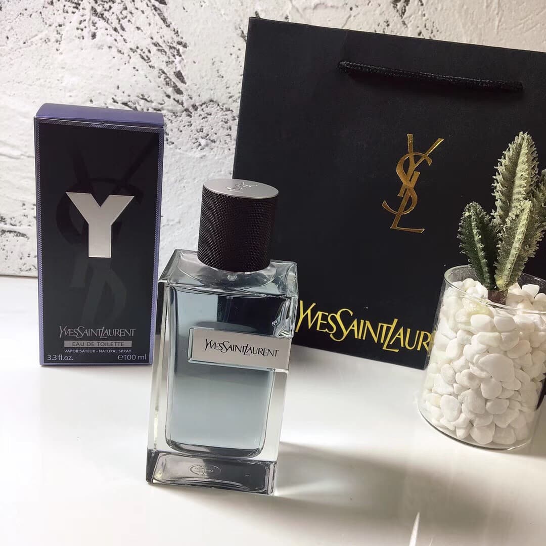 💰💰 YSL Saint Laurent Pioneer Men Y Perfume Woody Fougere Fresh Marine Light Fragrance 100ml