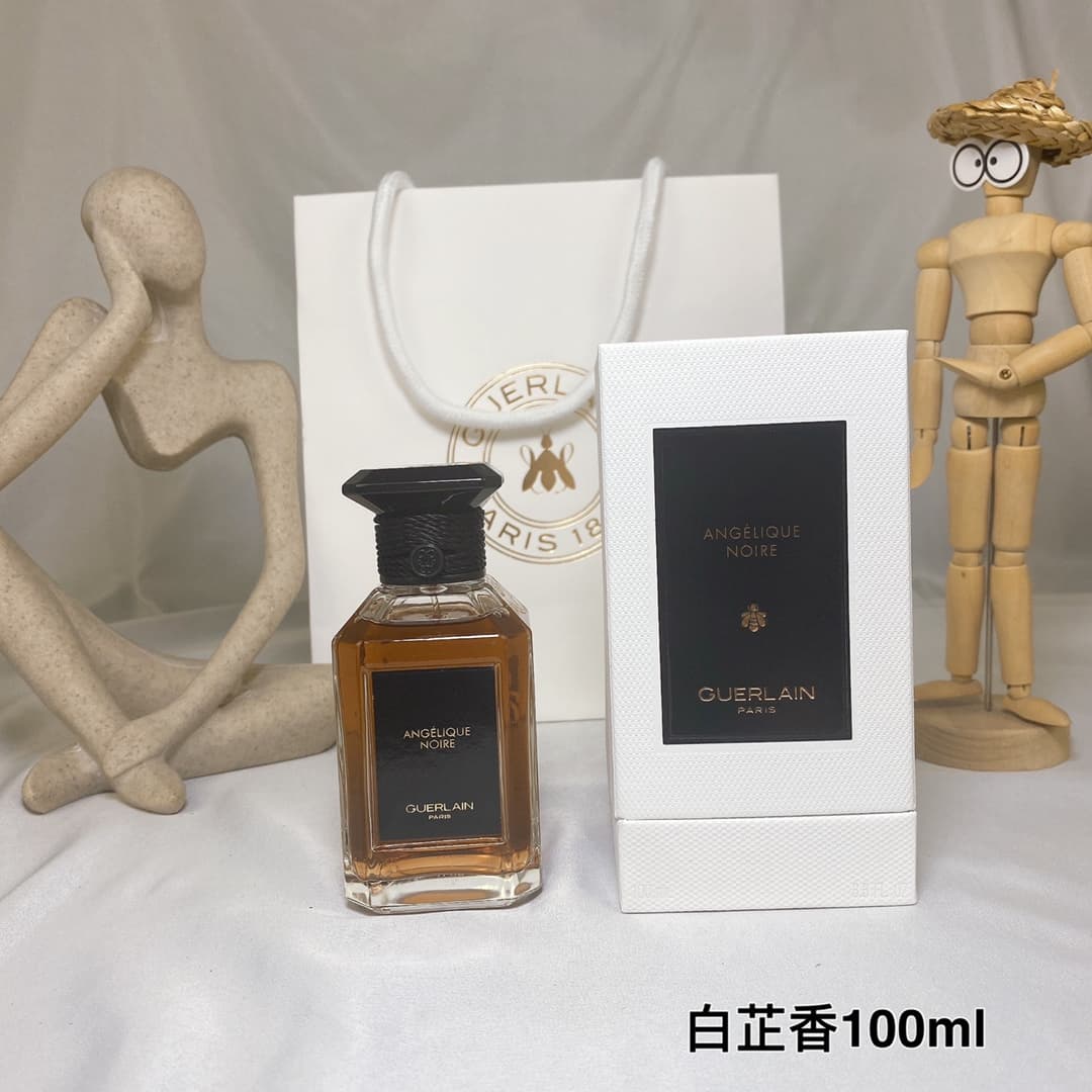 Guerlain Art Salon Collection Perfume 100ml. Angelica Sinensis Fragrance Notes: Oriental Floral Top Notes: Angelica, Pear, Pink Pepper Middle Notes: Jasmine, Caraway Base Notes: Vanilla, Angelica, Cedarwood. Gender: Unisex