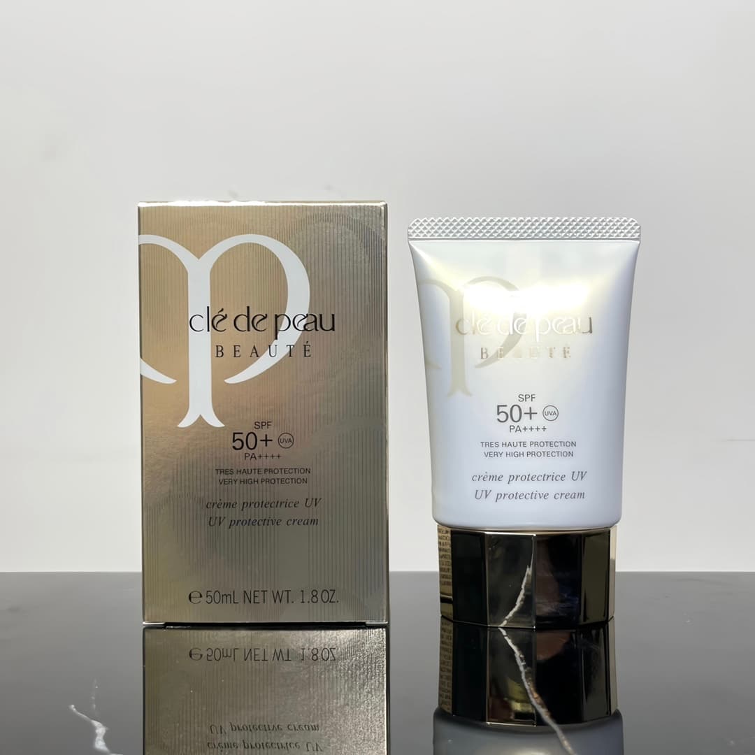 Hermes of sunscreens - it can convert UV rays into whitening molecules, making you whiter the more you're in the sun - high SPF, contains "red light penetrating powder" CPB's exclusive black technology