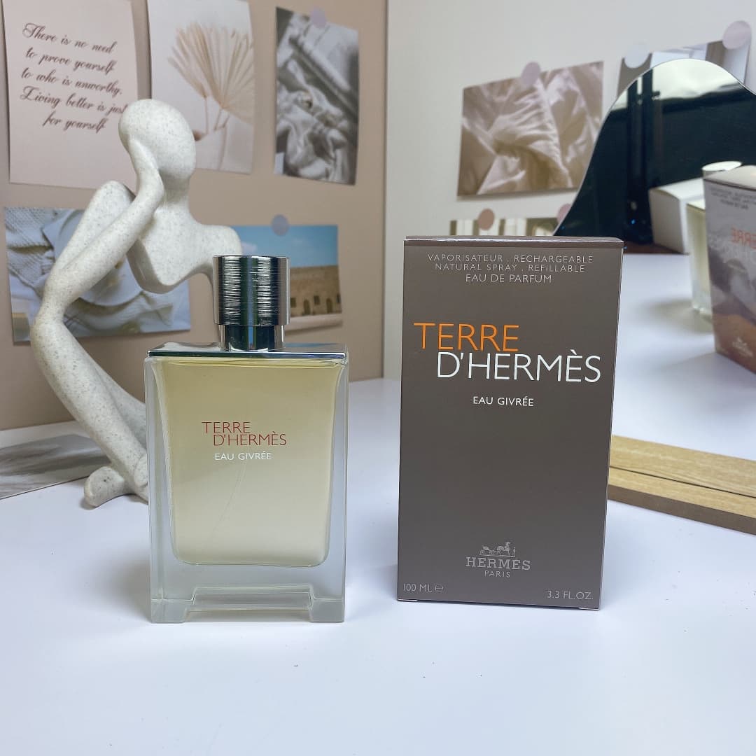 Hermes Eau de Terre d'Hermès for Men - Frozen, Long-Lasting, Fresh 100ml
