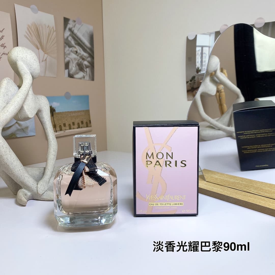 💰💰YSL Saint Laurent Reversed Paris Radiance EDT90ml Top notes: lemon, green citrus Middle notes: aquatic lotus, peony Base notes: datura, patchouli