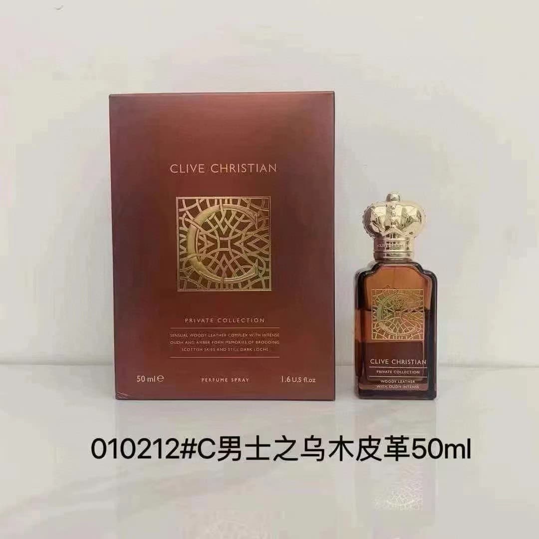 Clive Christian C for Men Woody Leather With Oudh Intense, 2017 Fragrance Notes: Woody Oriental Top Notes: Oudh, Mandarin Orange Middle Notes: Tobacco, Saffron Base Notes: Leather, Oriental Spices, Woody Fragrance Gender: Men's Fragrance